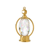 Asfour Crystal Small transparent lantern - golden